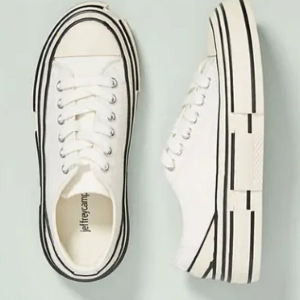Jefferey Campbell‎ Endorphin Low Top Platform Fashion Sneakers Women’s Size 7.5